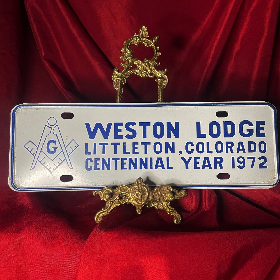 Freemasons License Plate
