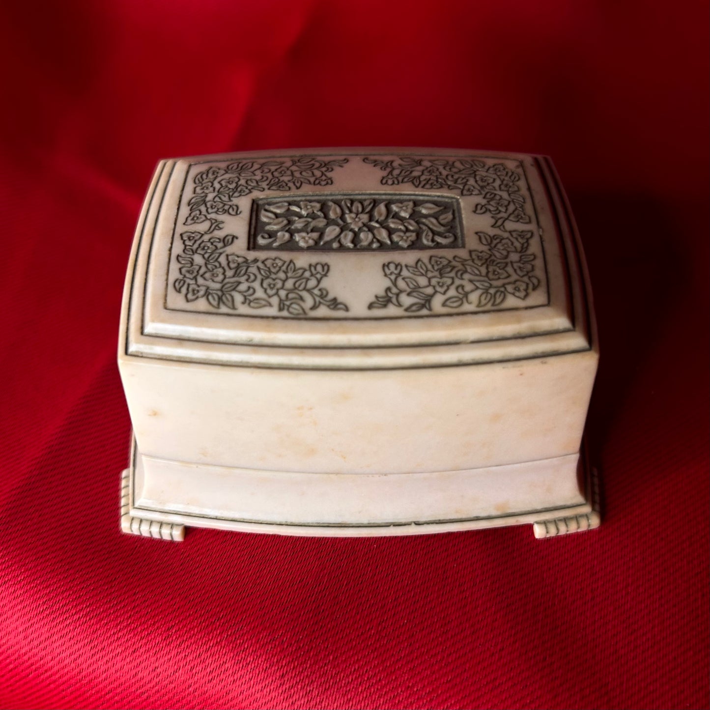 Art Deco Celluloid Ring Presentation Box
