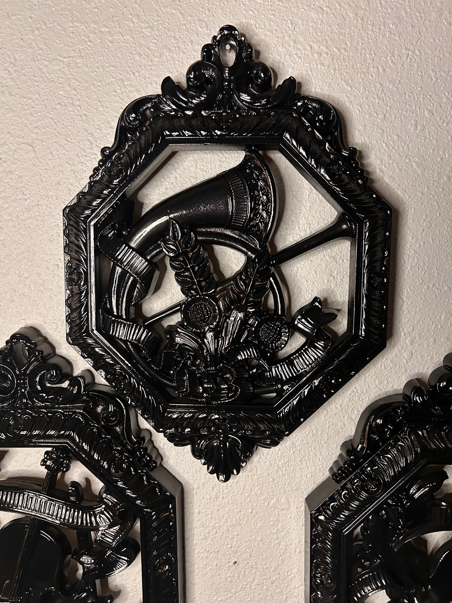 Trio of Gothic Music Plaques
