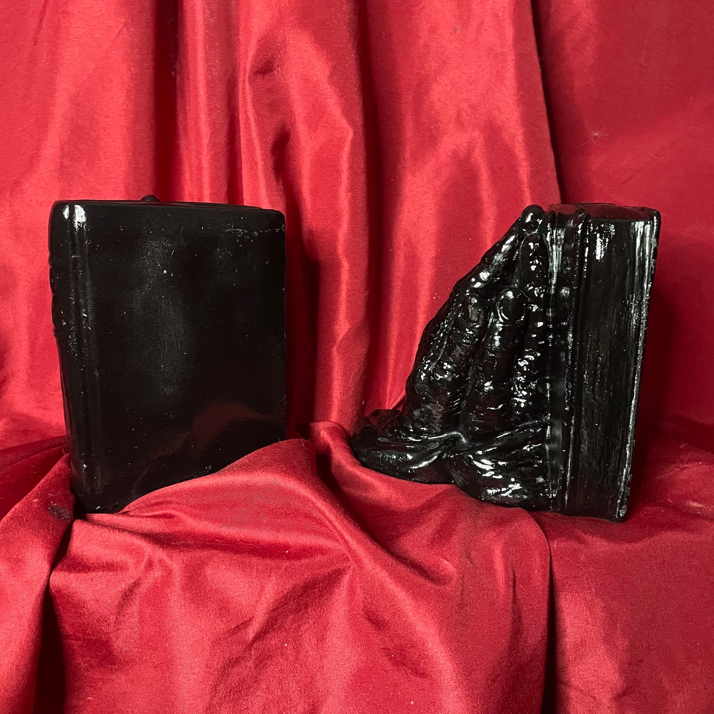 Gothic Prayer Hand Bookends