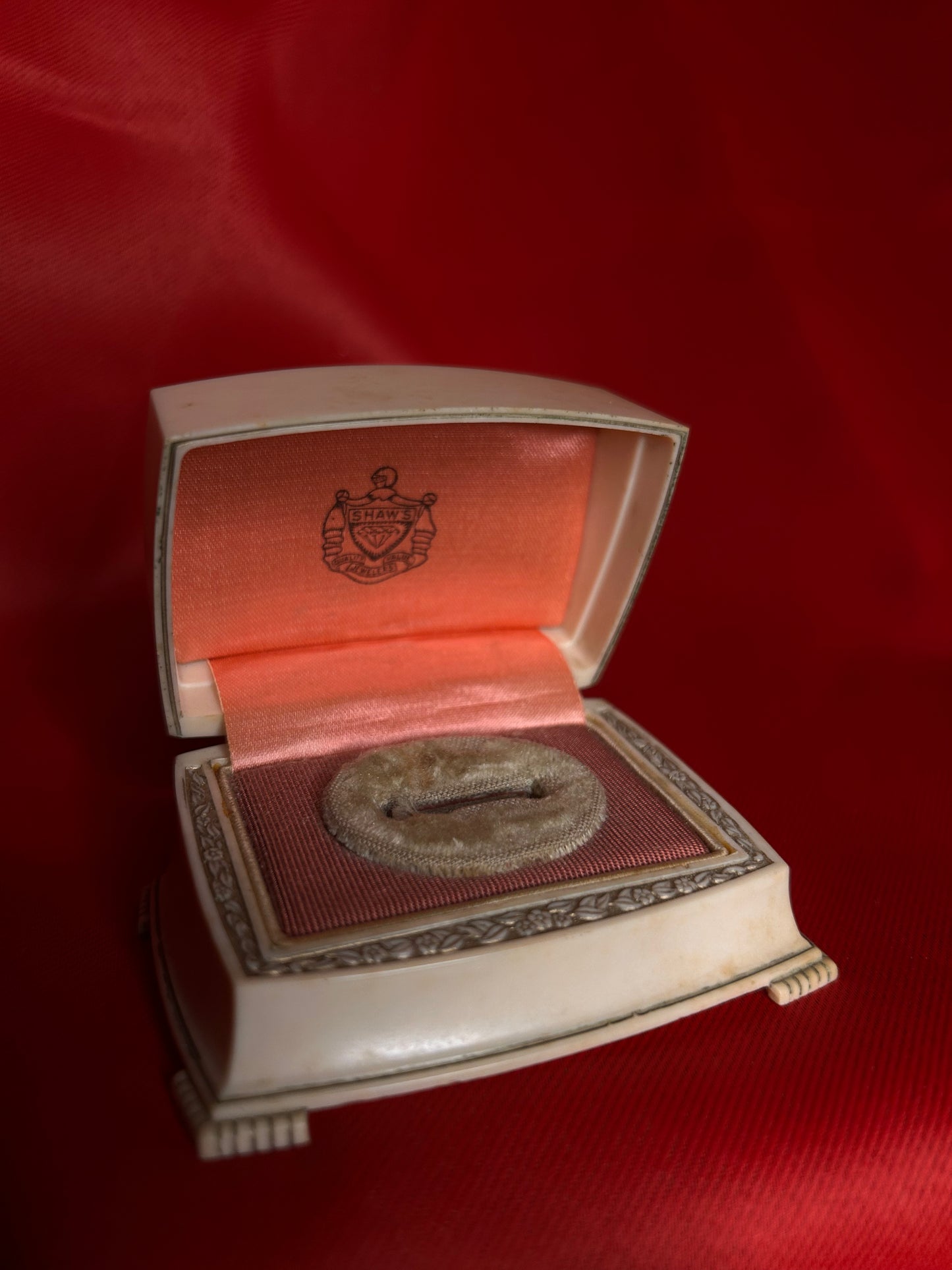 Art Deco Celluloid Ring Presentation Box