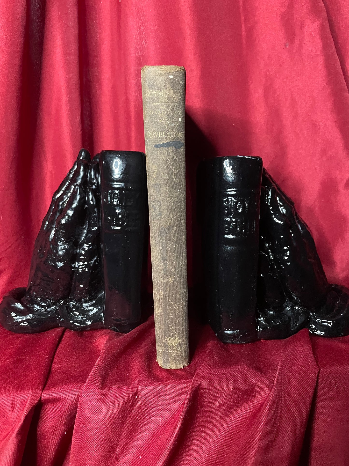 Gothic Prayer Hand Bookends