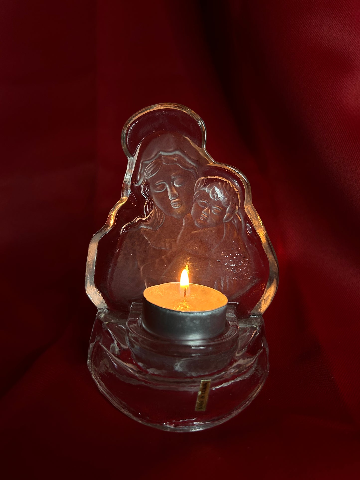 Madonna and Child Tealight Holder