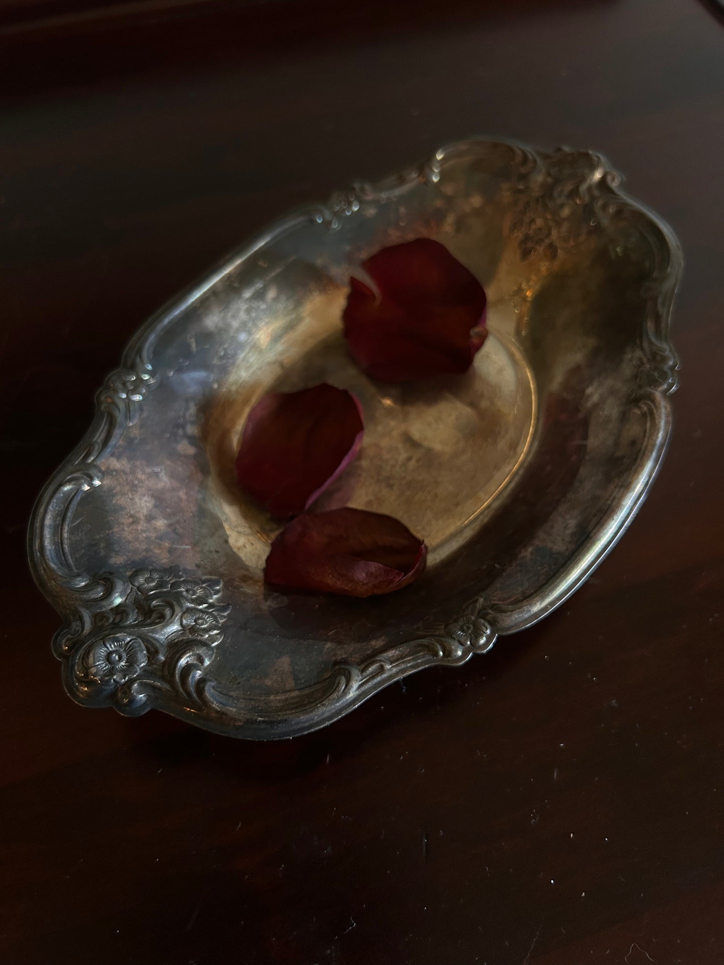Silver Plated Ornate Dish