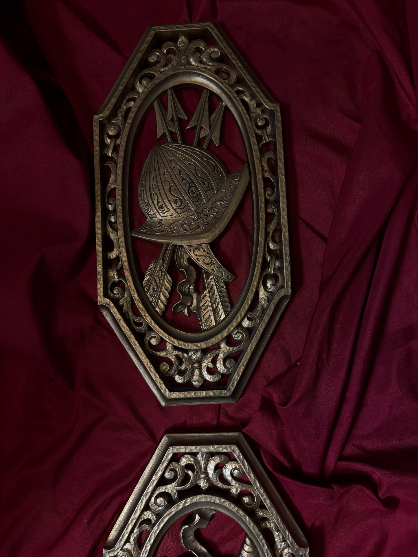 Set of 4 Medieval Style Wall Plaques
