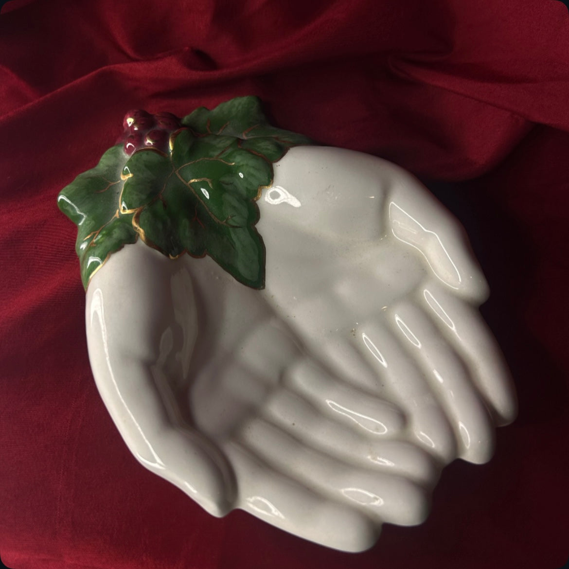 Two Hand Shaped Trinket Dish