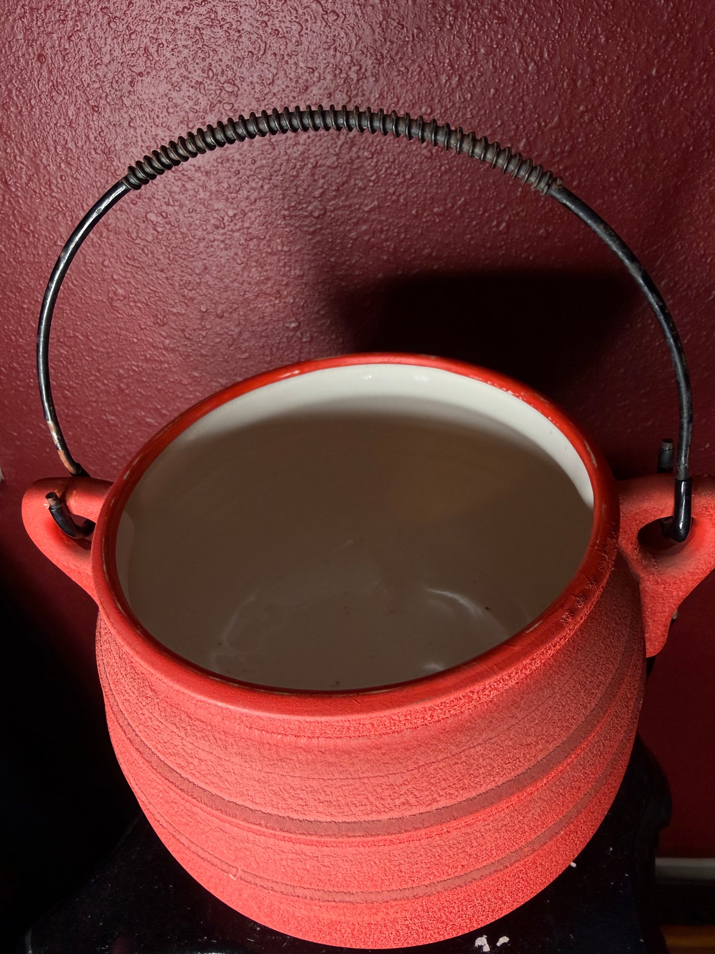 Large Red Cauldron