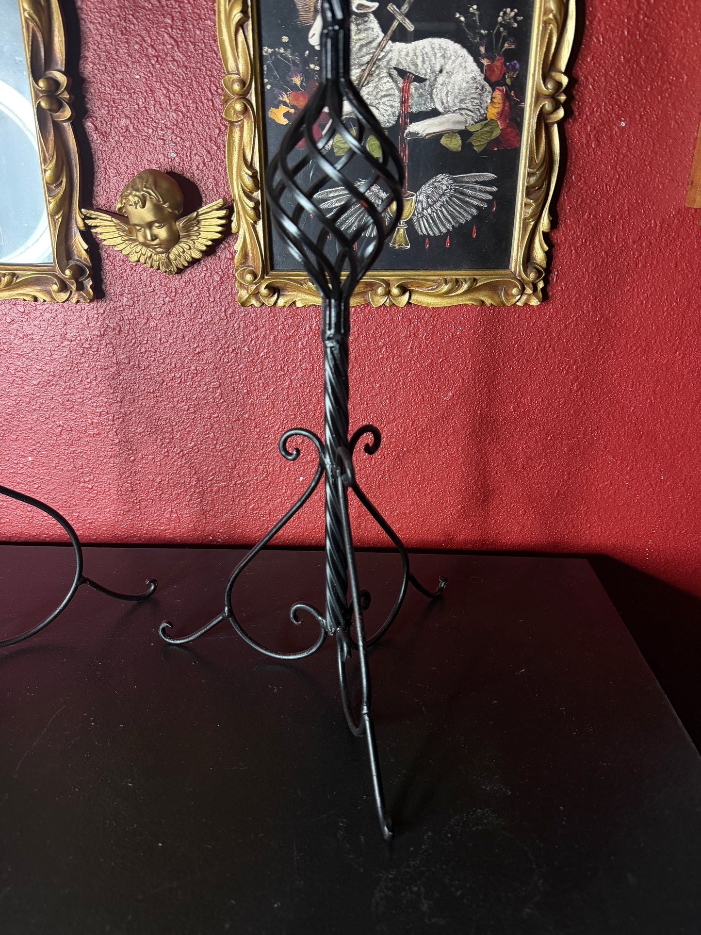 Pair of Pillar Candleholders