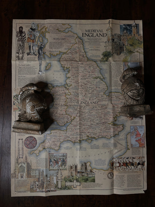 1979 Medieval England Map