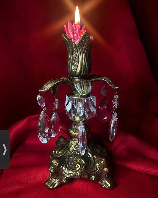 Single Ornate Candleholder