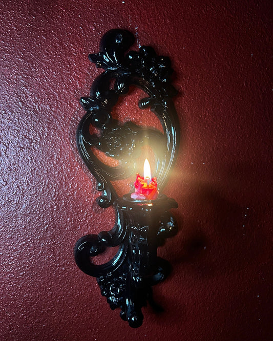 Single Gothic Candleholder
