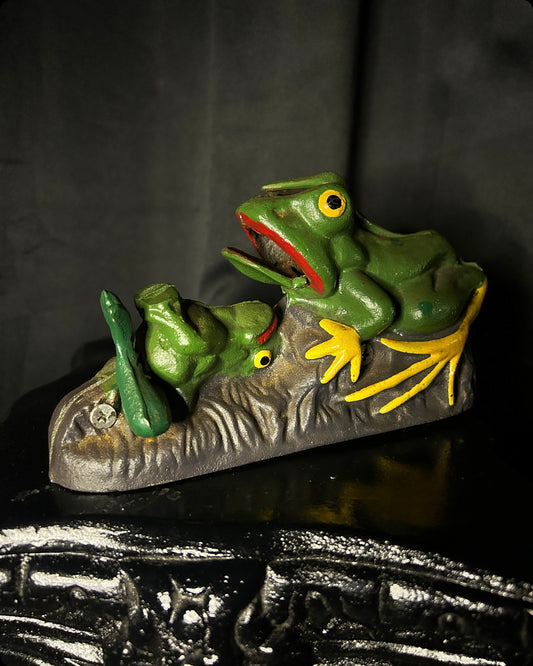 Frog Cast Iron Reproduction Bank