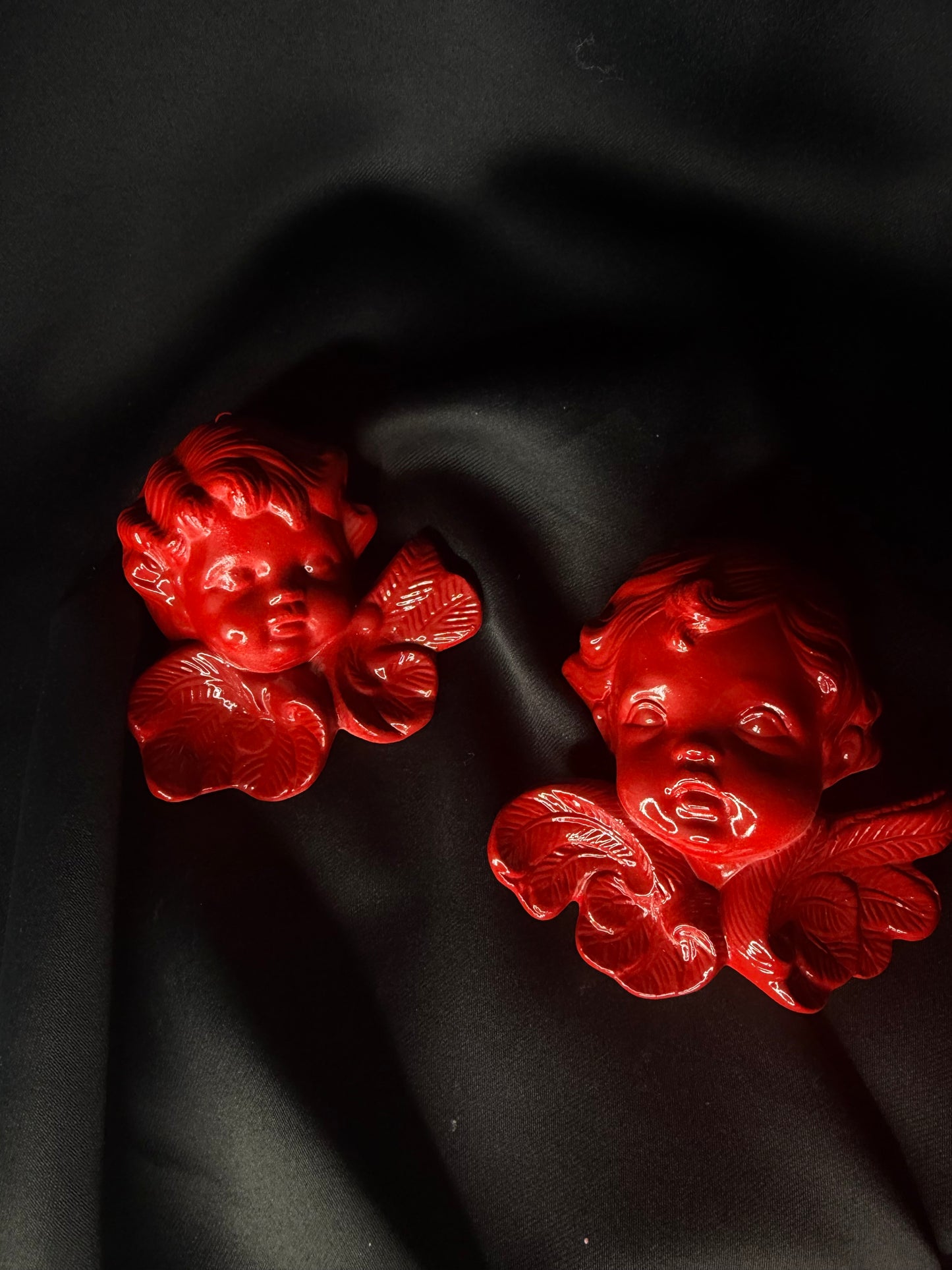 Red Cherub Wall Decor