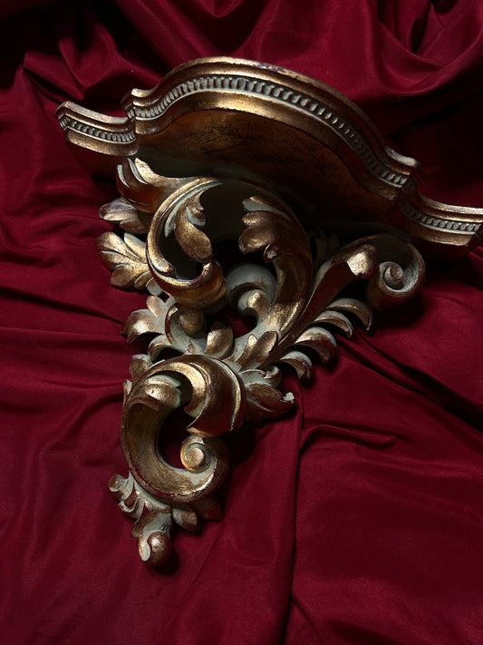 Gold Ornate Shelf