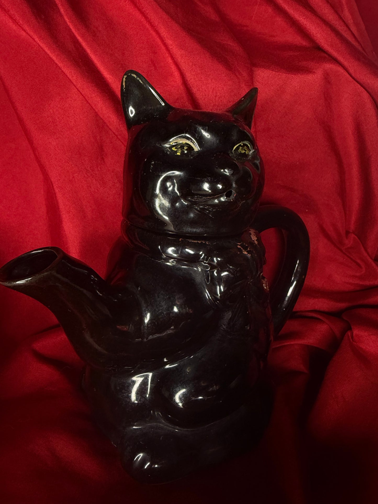 Black Cat Teapot