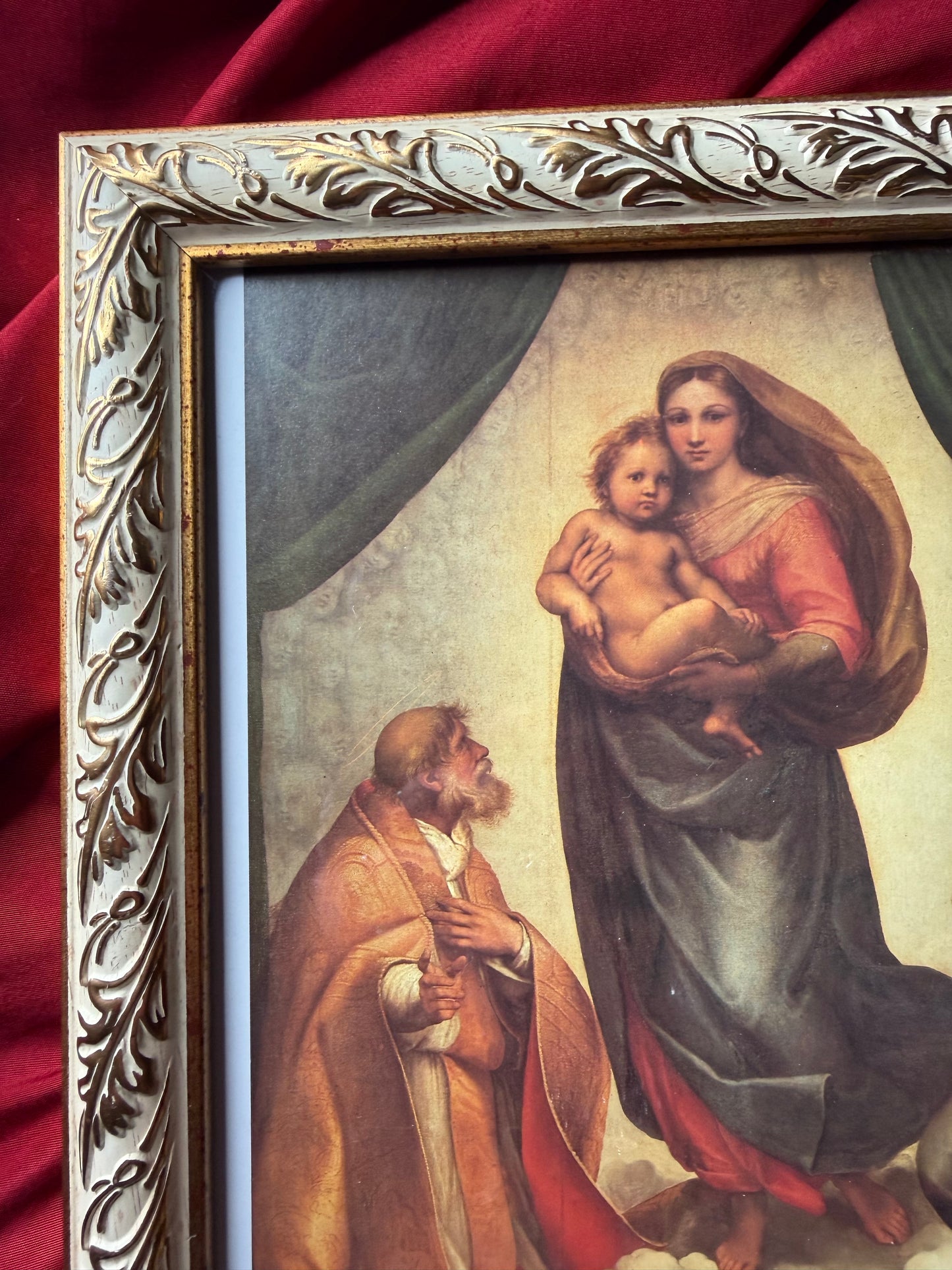 Framed “The Sistine Madonna” by Raphael