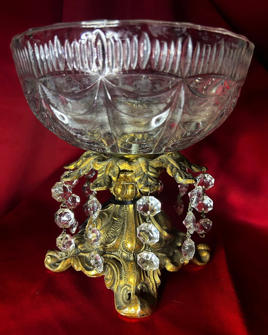 Ornate Jeweled Spiderweb Bowl
