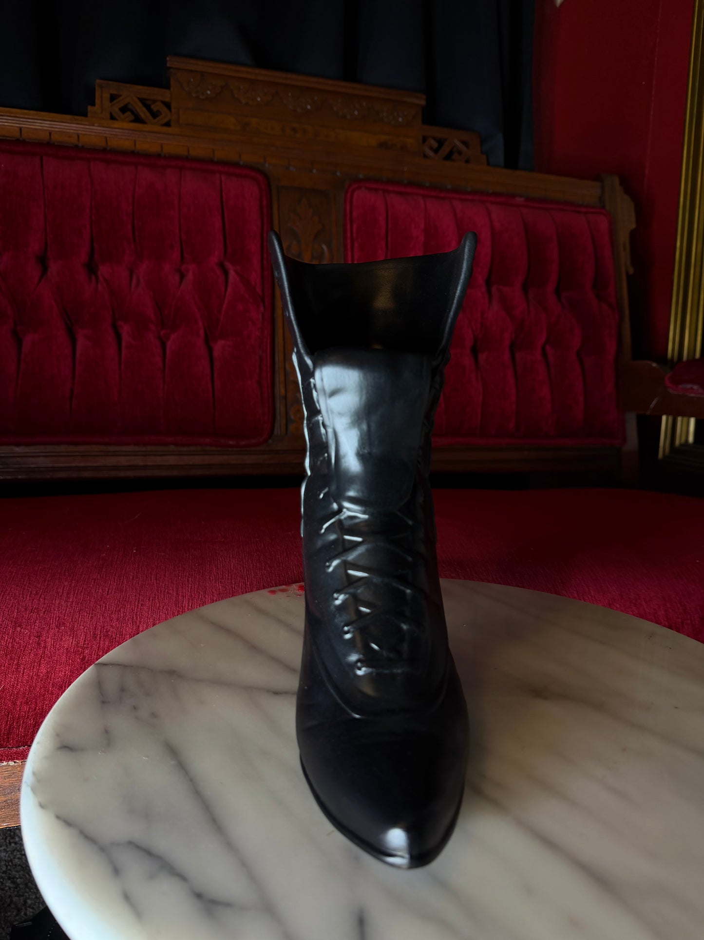 Vintage Victorian Boot Vase