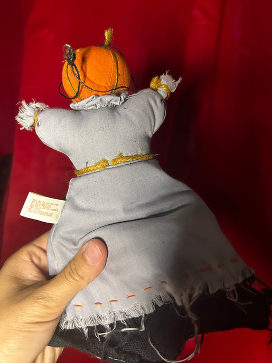Topsy Turvy Pumpkin Witch Doll