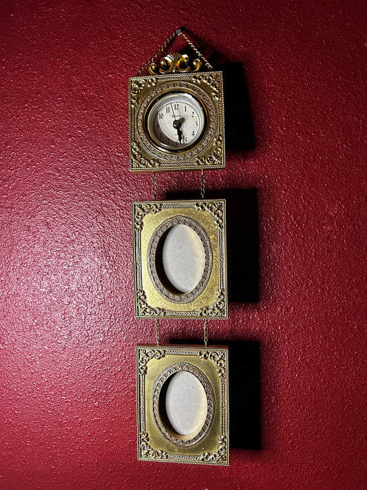 Bulova Clock Chained Hanging Frames