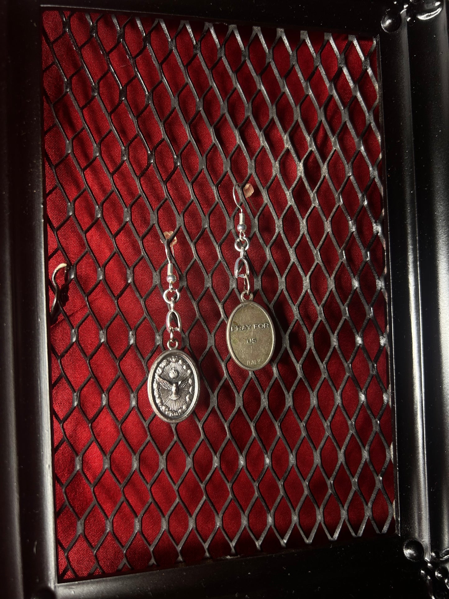 Mix Match Pair of Earrings- The Holy Family and Our Lady of Perpetual Help