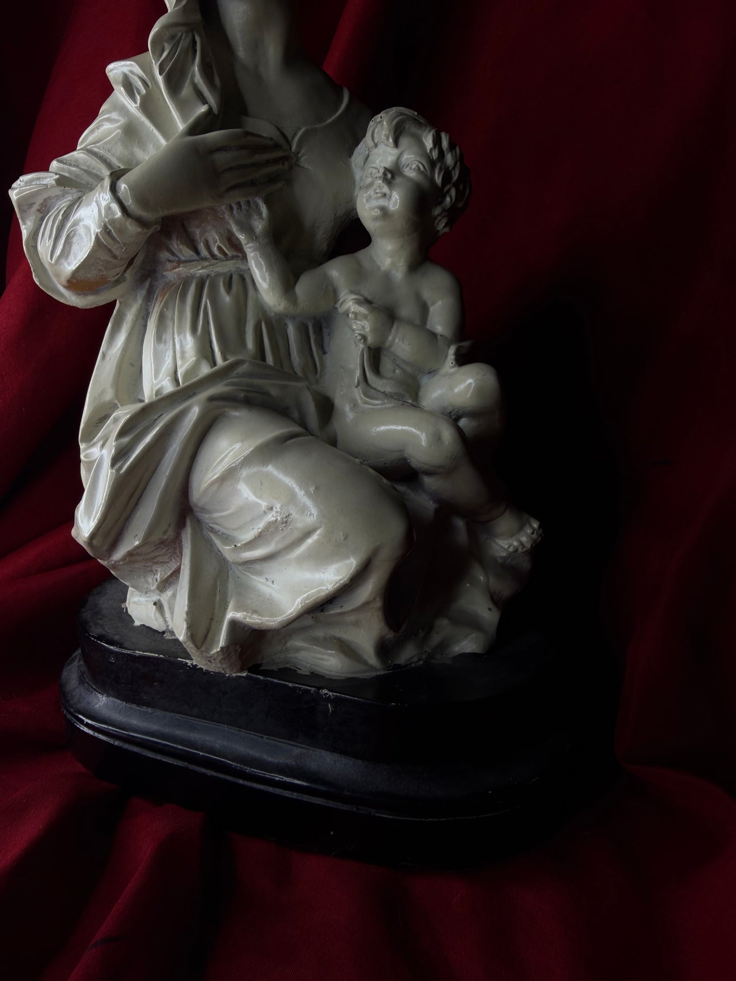 Vintage Italian A. Santini Madonna Mother & Child