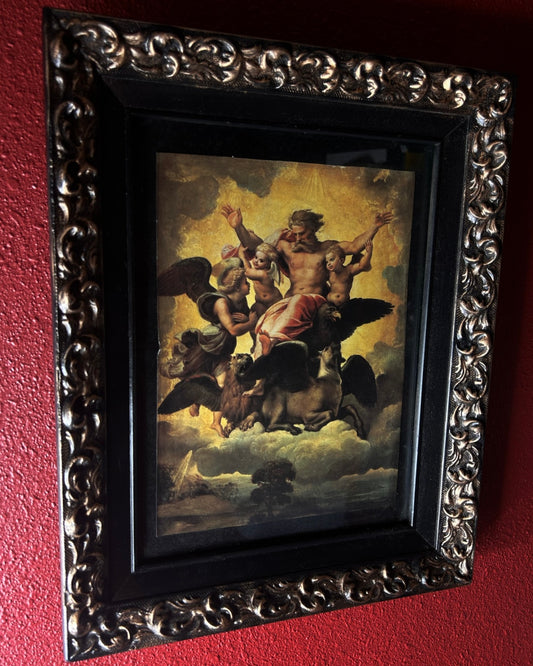 Framed Print The Vision of Ezekiel