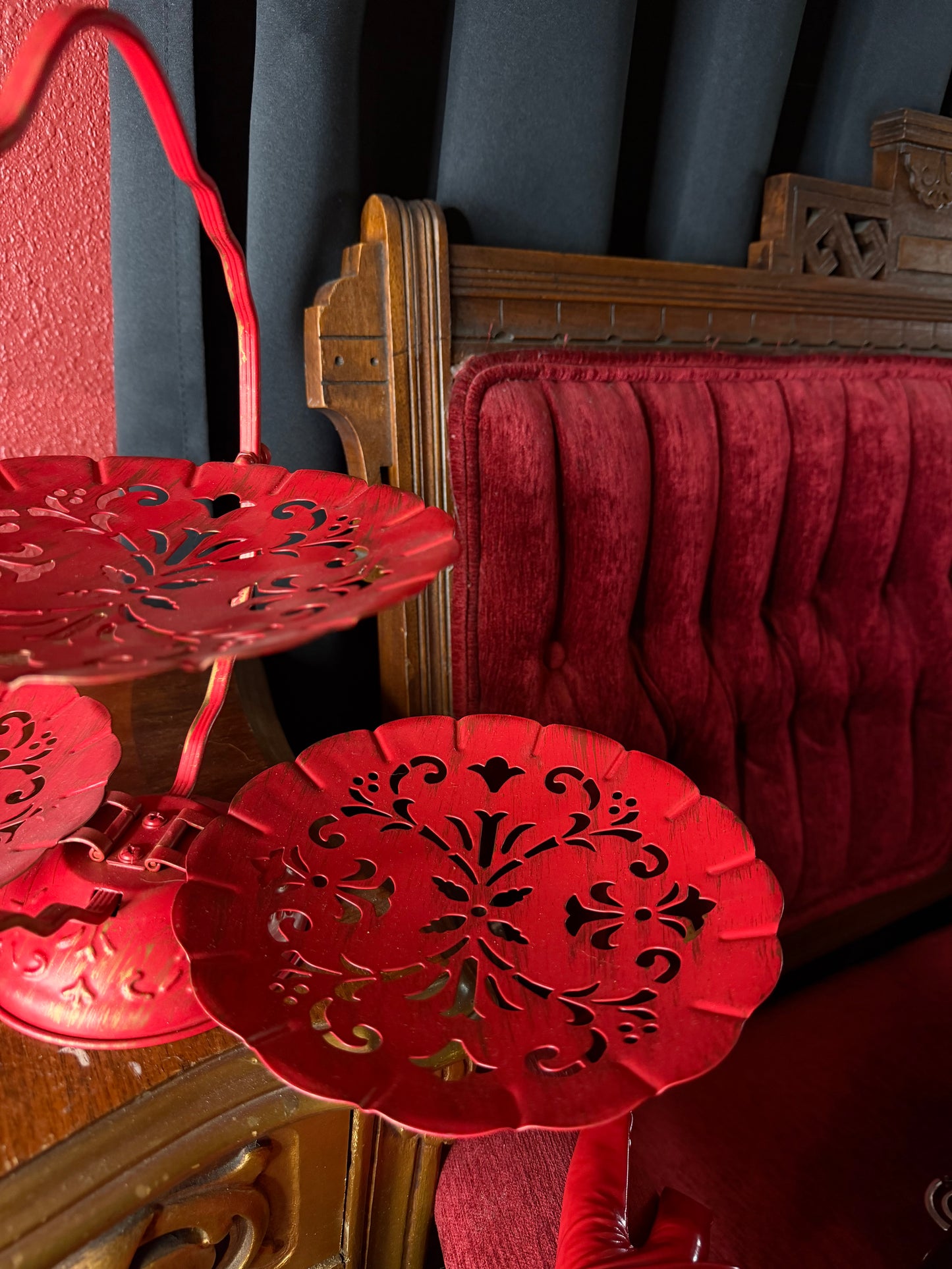 3 Tier Folding Serving Tray
