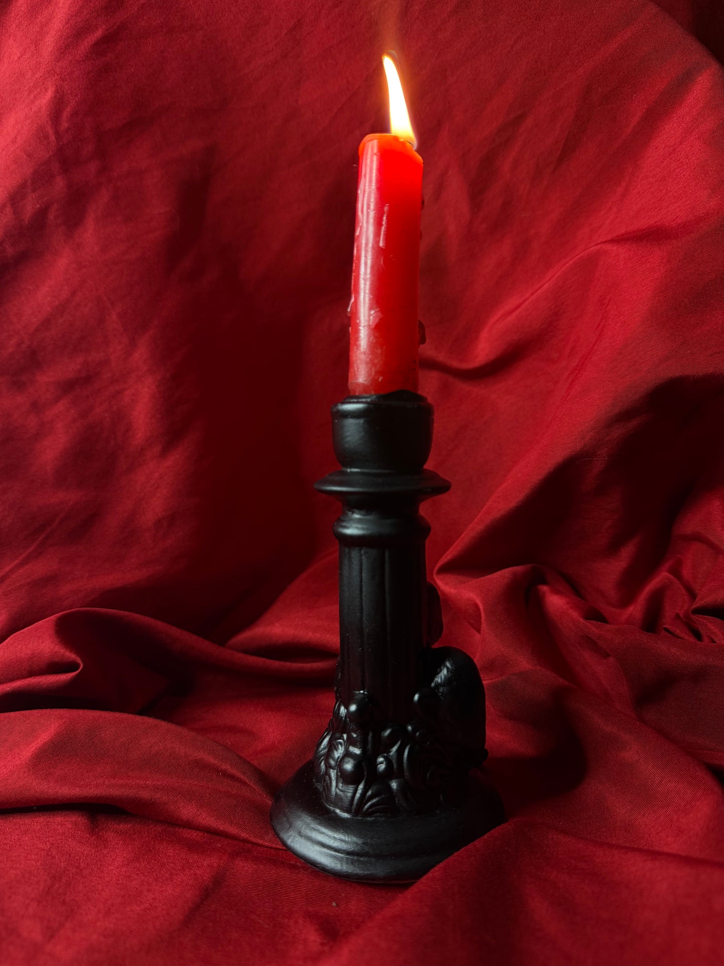 Gothic Cherub Candleholder