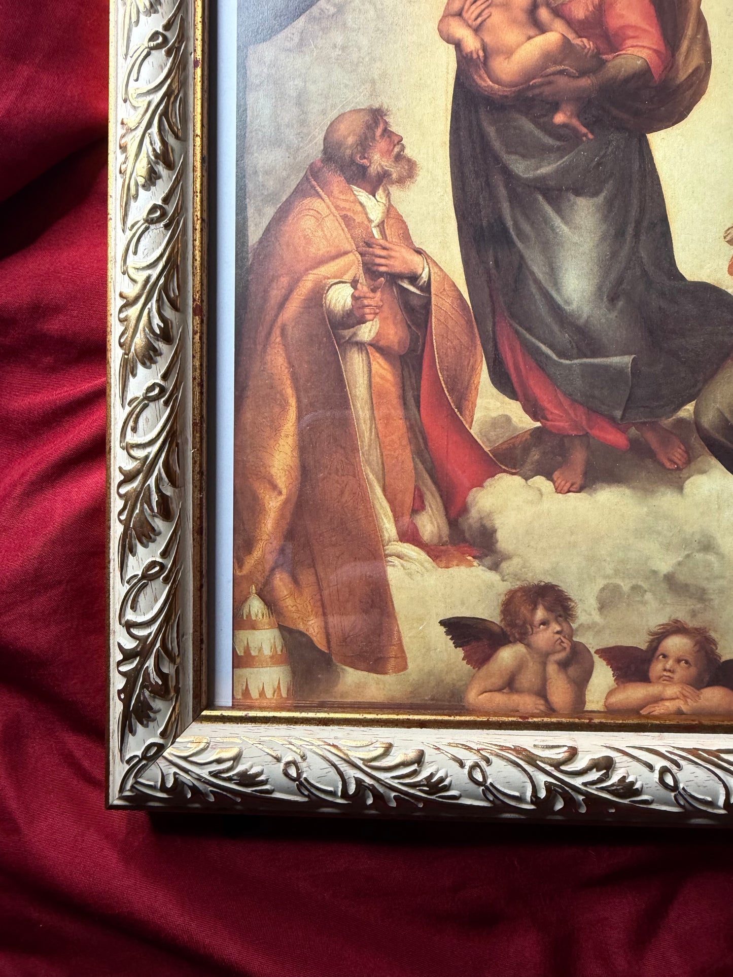 Framed “The Sistine Madonna” by Raphael