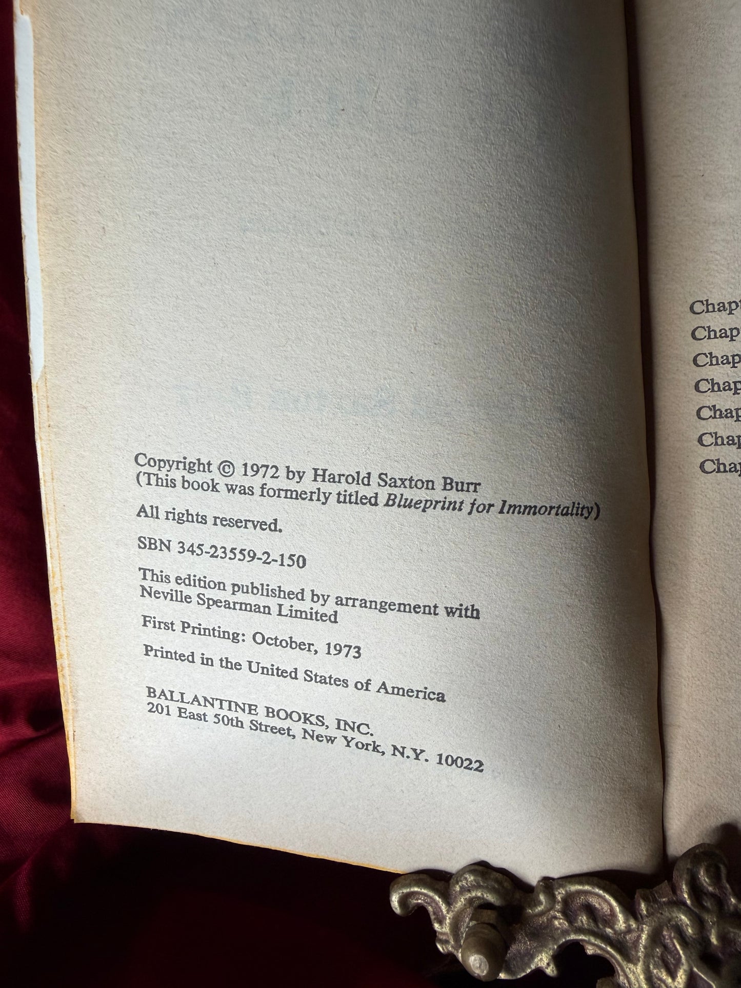 The Fields of Life 1st Edition