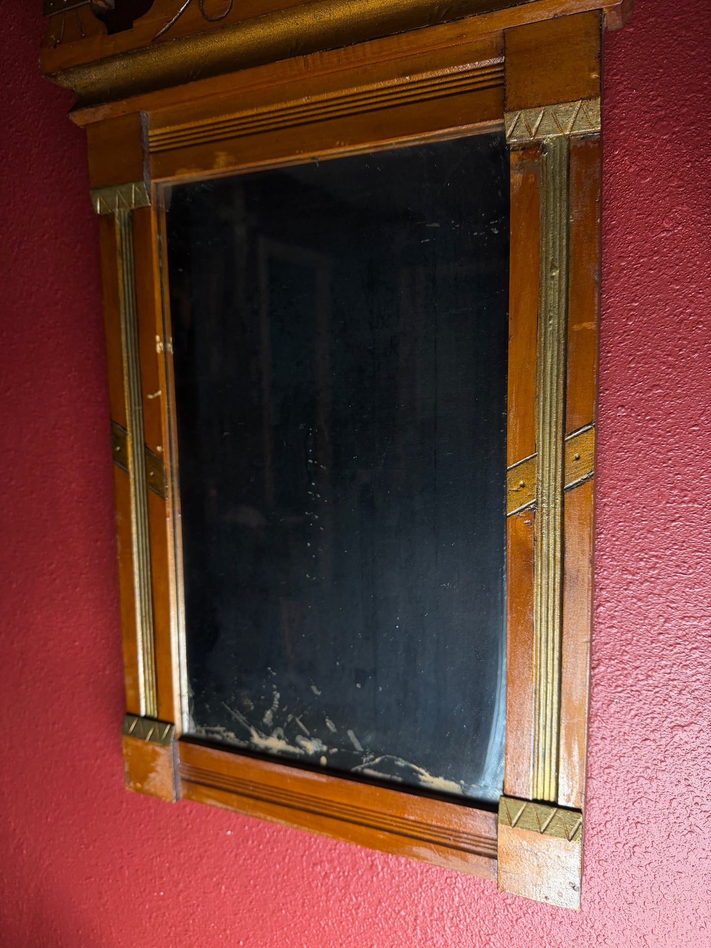 Aged Eastlake Style Mirror