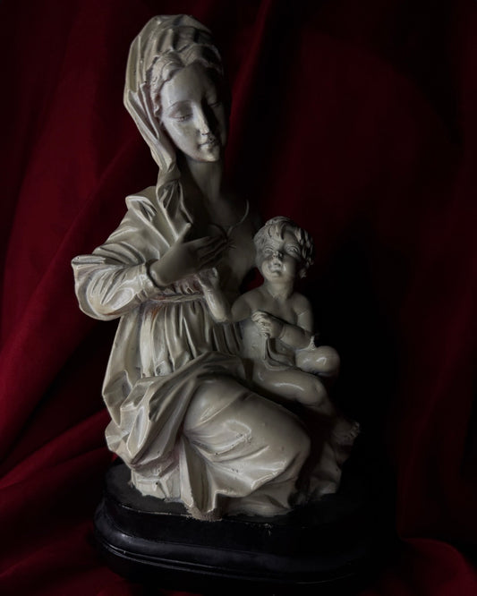 Vintage Italian A. Santini Madonna Mother & Child