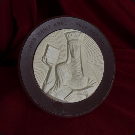 Vintage Saint Ann Plaque