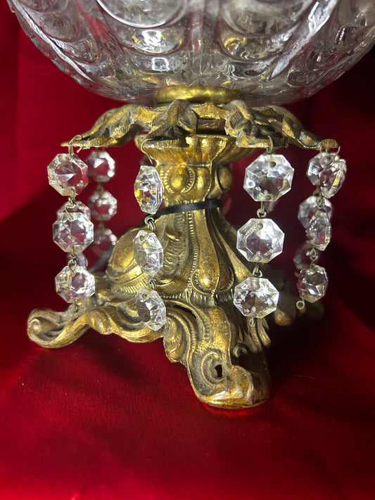 Ornate Jeweled Spiderweb Bowl