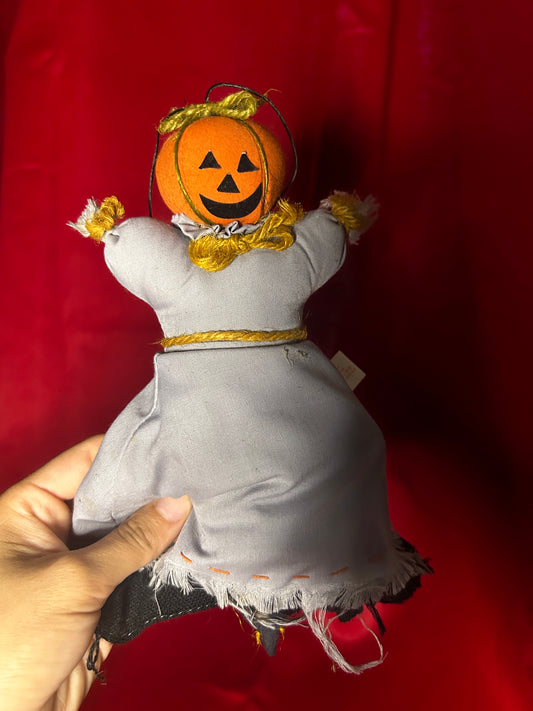 Topsy Turvy Pumpkin Witch Doll