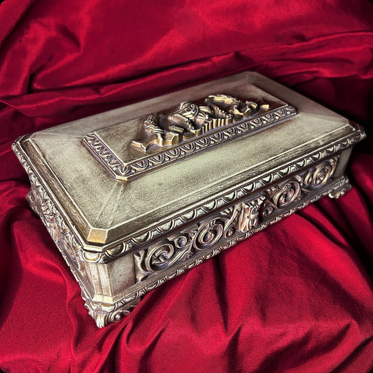 Vintage Jewelry Box with Urn Detail