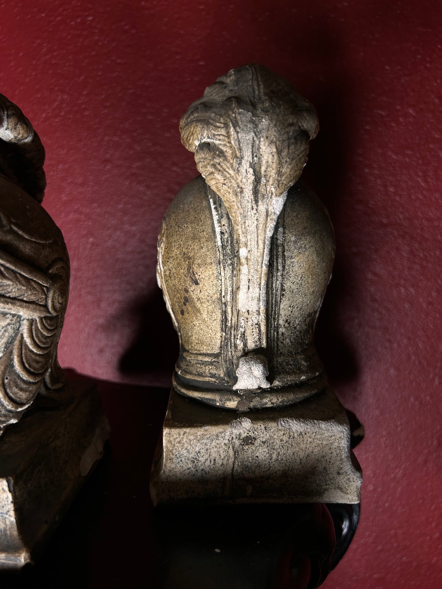 Vintage Roman Helmet Set of Bookends