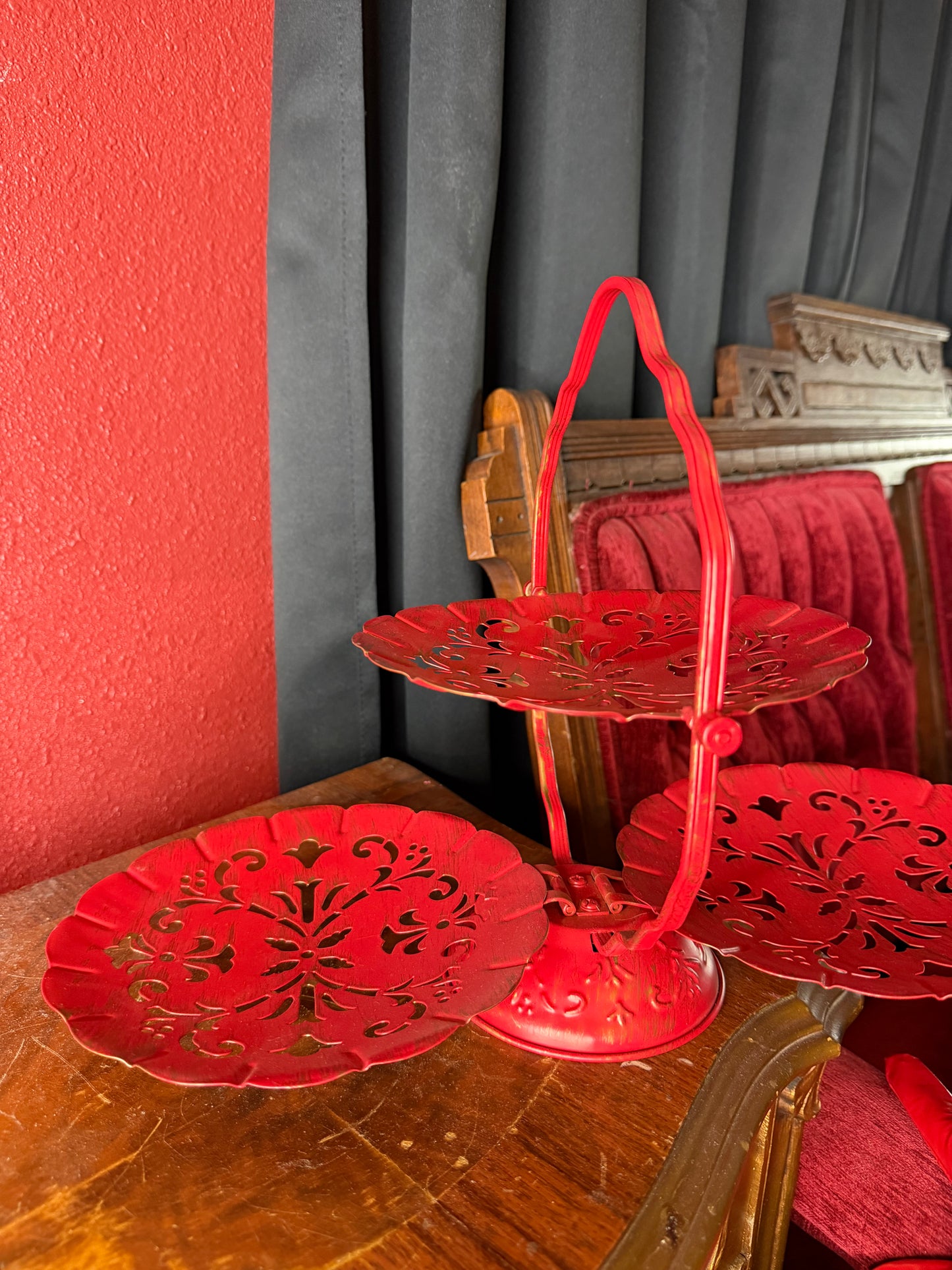 3 Tier Folding Serving Tray