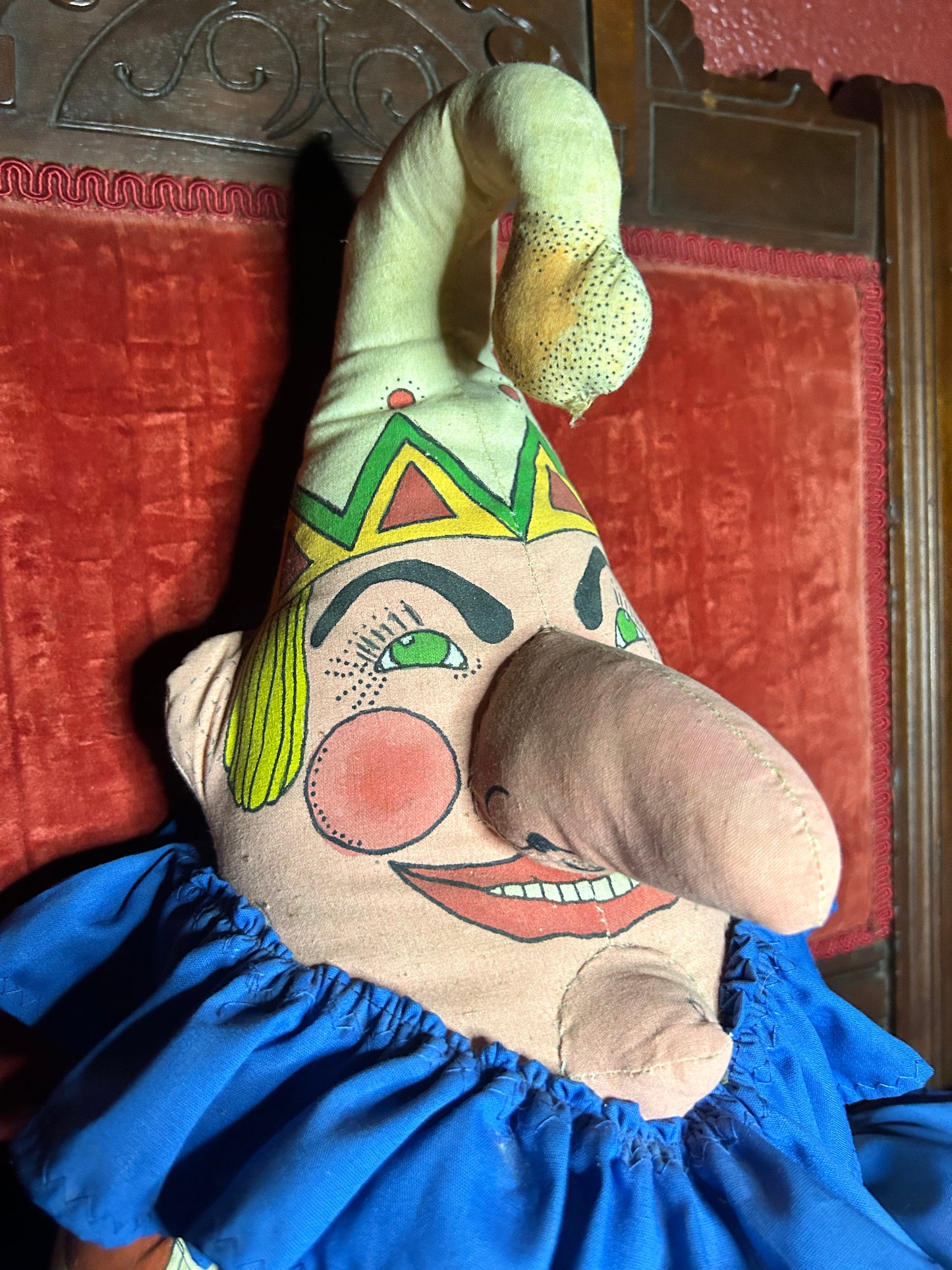 Large Jester Clown Doll