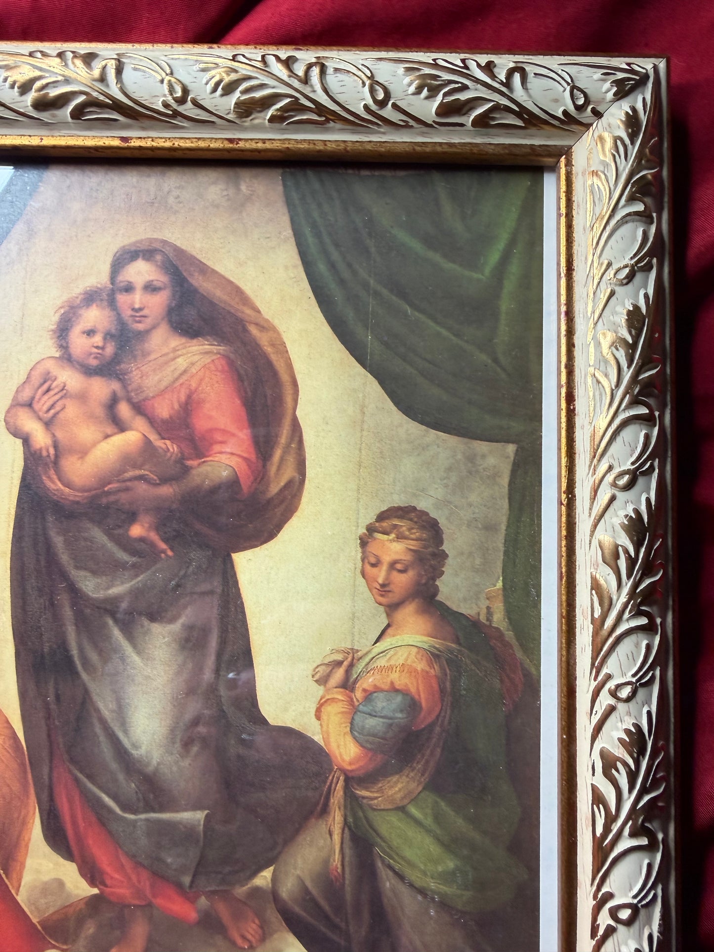 Framed “The Sistine Madonna” by Raphael