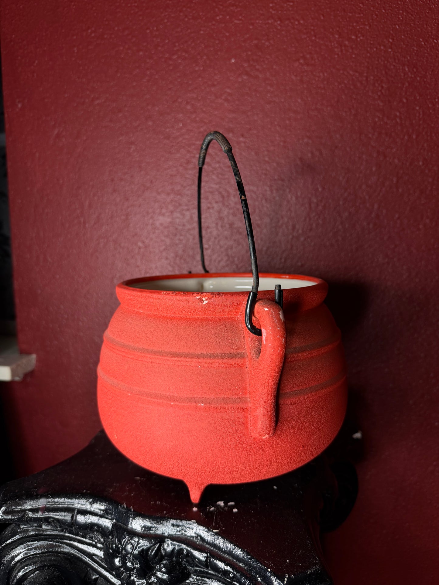 Large Red Cauldron