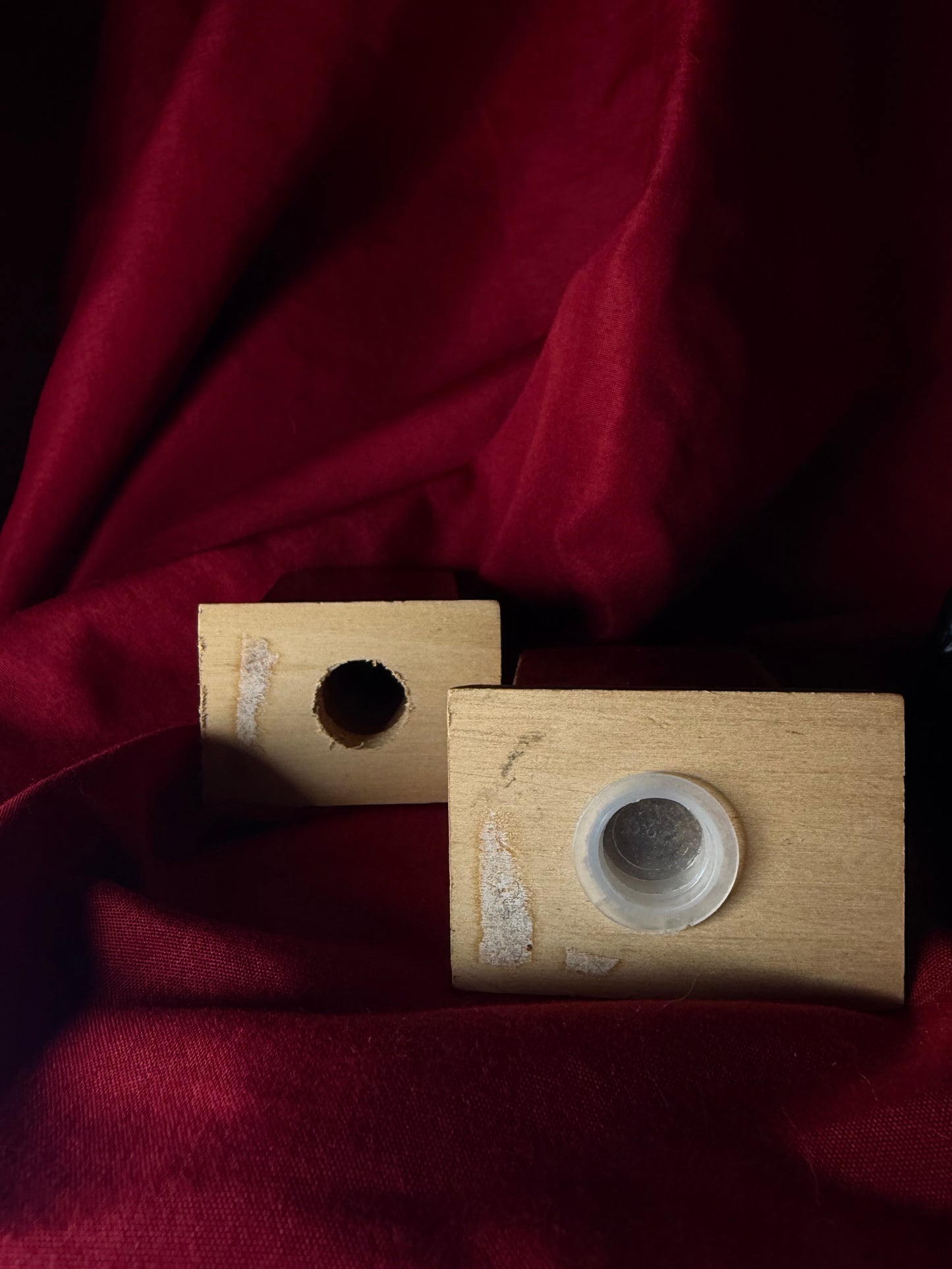 Set of Headstone Wooden Salt and Pepper