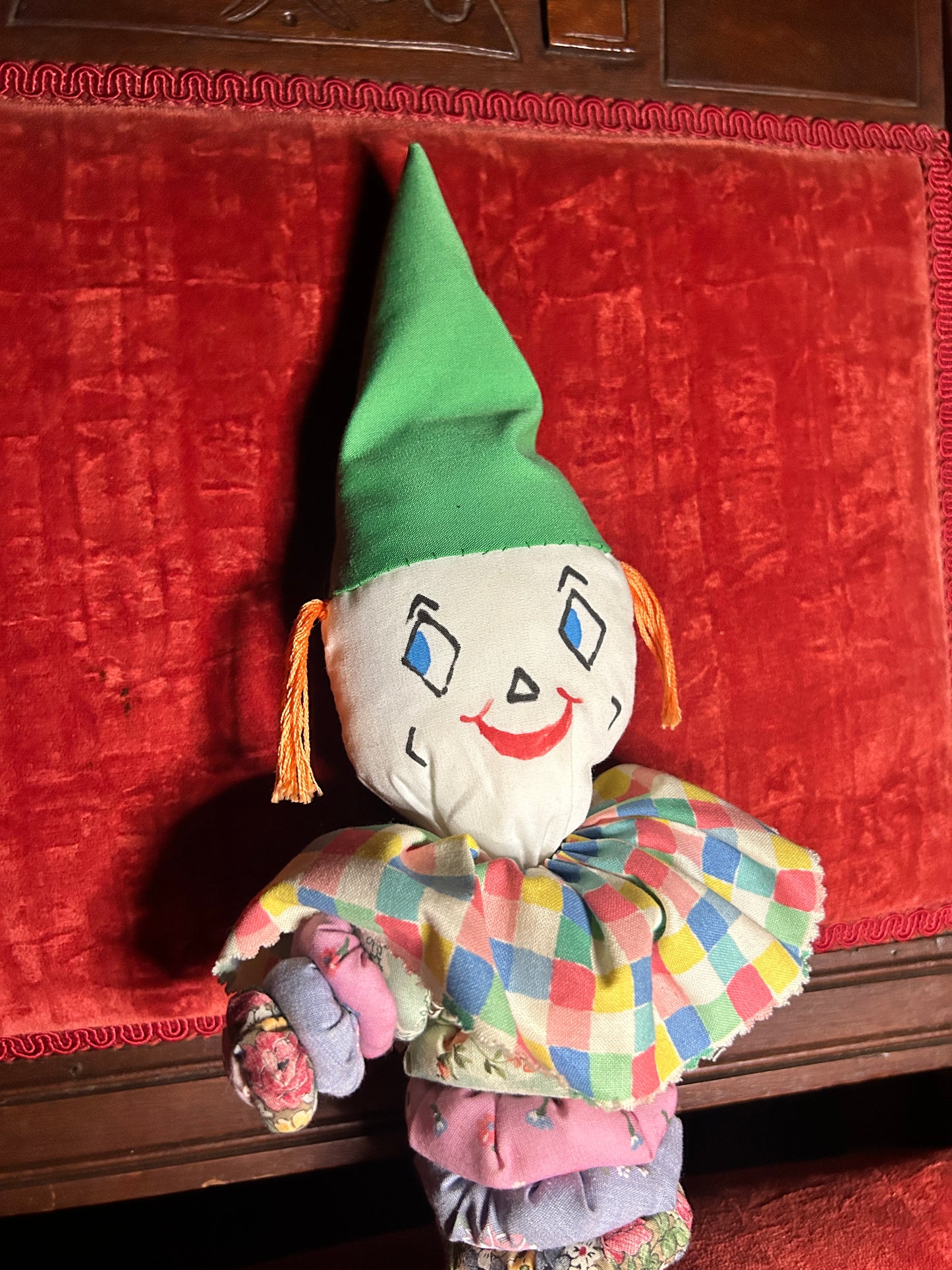 Cloth Clown Doll