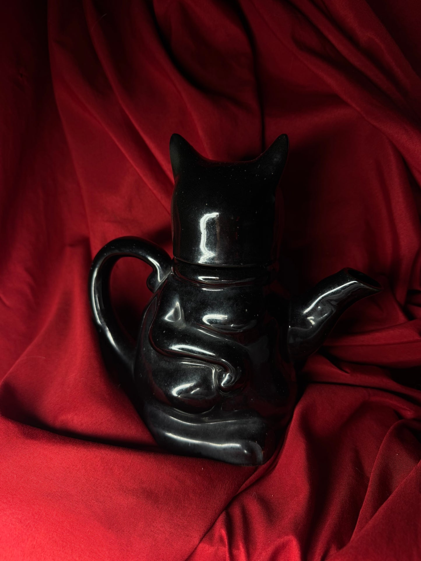 Black Cat Teapot