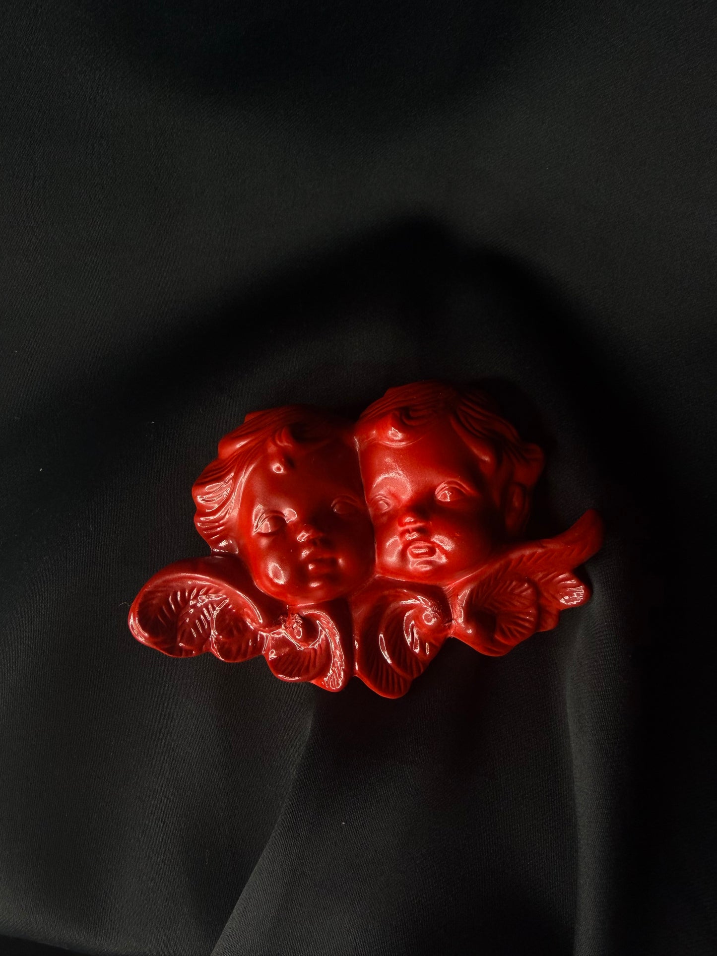 Red Cherub Wall Decor