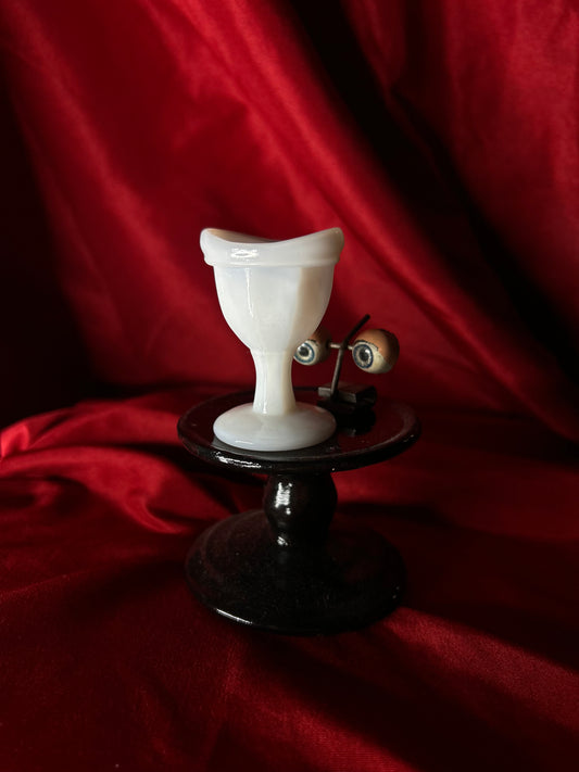 Vintage Milk Glass Eye Wash Cup