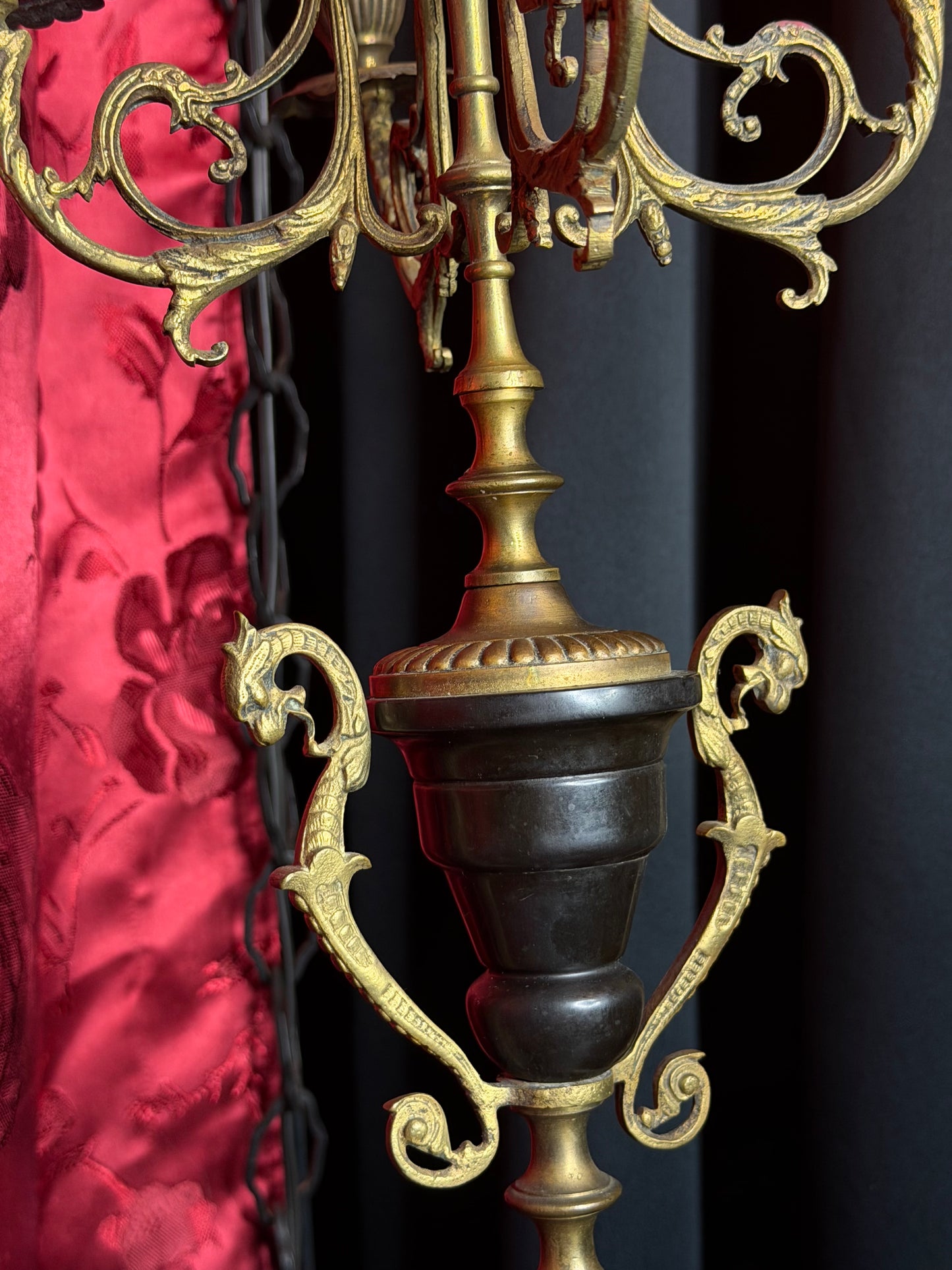 Pair of French 5 Armed Candelabras