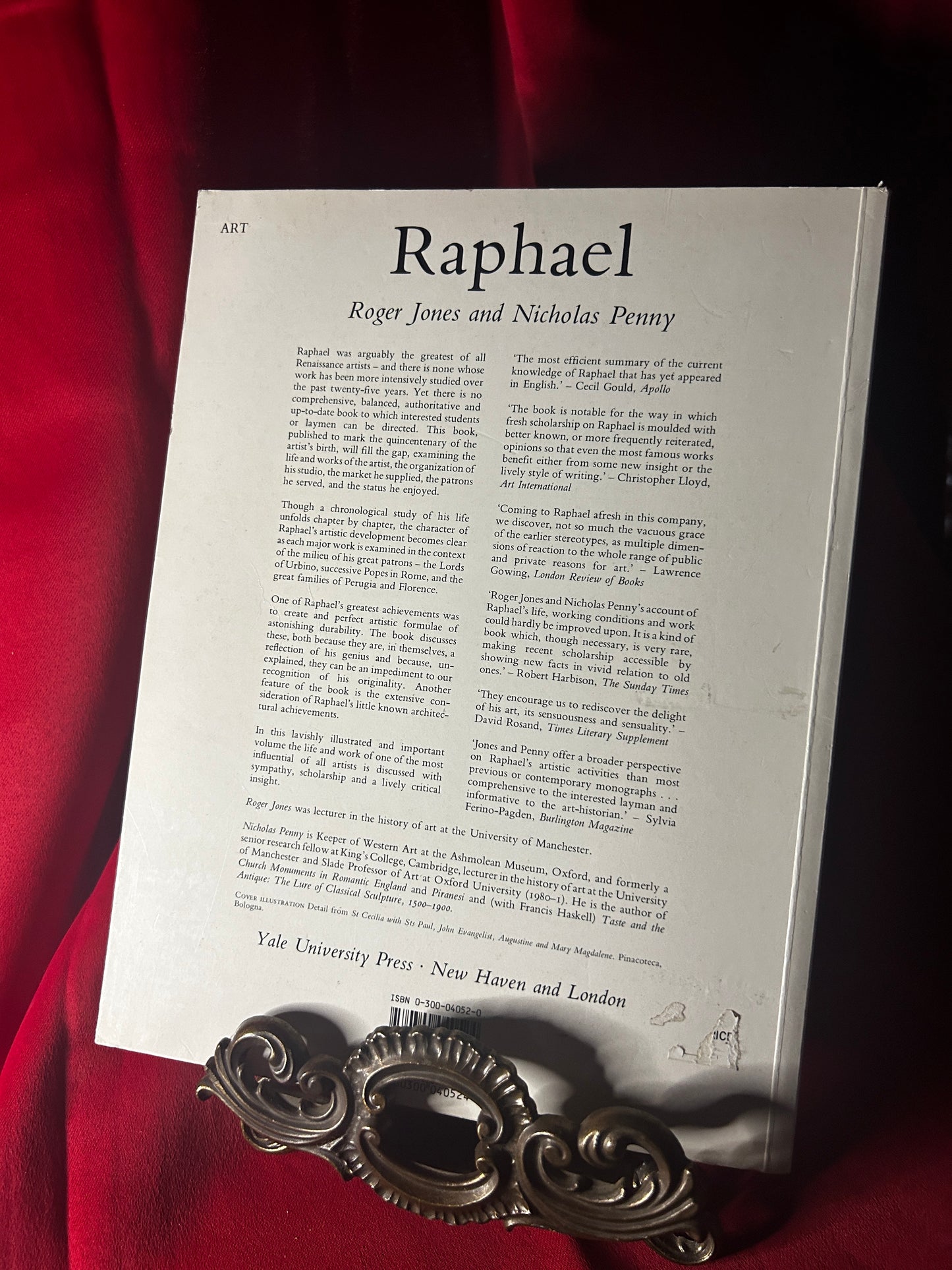 RAPHAEL RENAISSANCE PAINTINGS VINTAGE 1983 YALE UNIVERSITY HARDCOVER ART BOOK