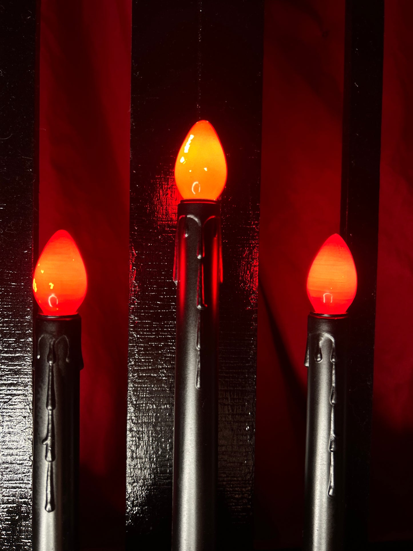 Gothic Three Bulb Electric Candle